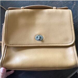 Coach 1999 Leather Bag with Silver Hardware VINTAGE